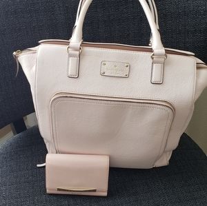 Kate Spade Blush Pink Handbag & Wallet
